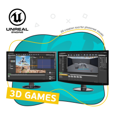 Unreal Engine 4. Игровой движок - КИБЕРшкола программирования для детей, компьютерные курсы для школьников, начинающих и подростков - KIBERone г. Выхино-Жулебино