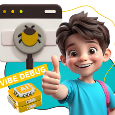 Тестирование & Vibe Debug. Охотники за багами - КИБЕРшкола программирования для детей, компьютерные курсы для школьников, начинающих и подростков - KIBERone г. Выхино-Жулебино
