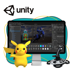 Мир игр на Unity 2D на популярном движке + AI-помощники - КИБЕРшкола программирования для детей, компьютерные курсы для школьников, начинающих и подростков - KIBERone г. Выхино-Жулебино